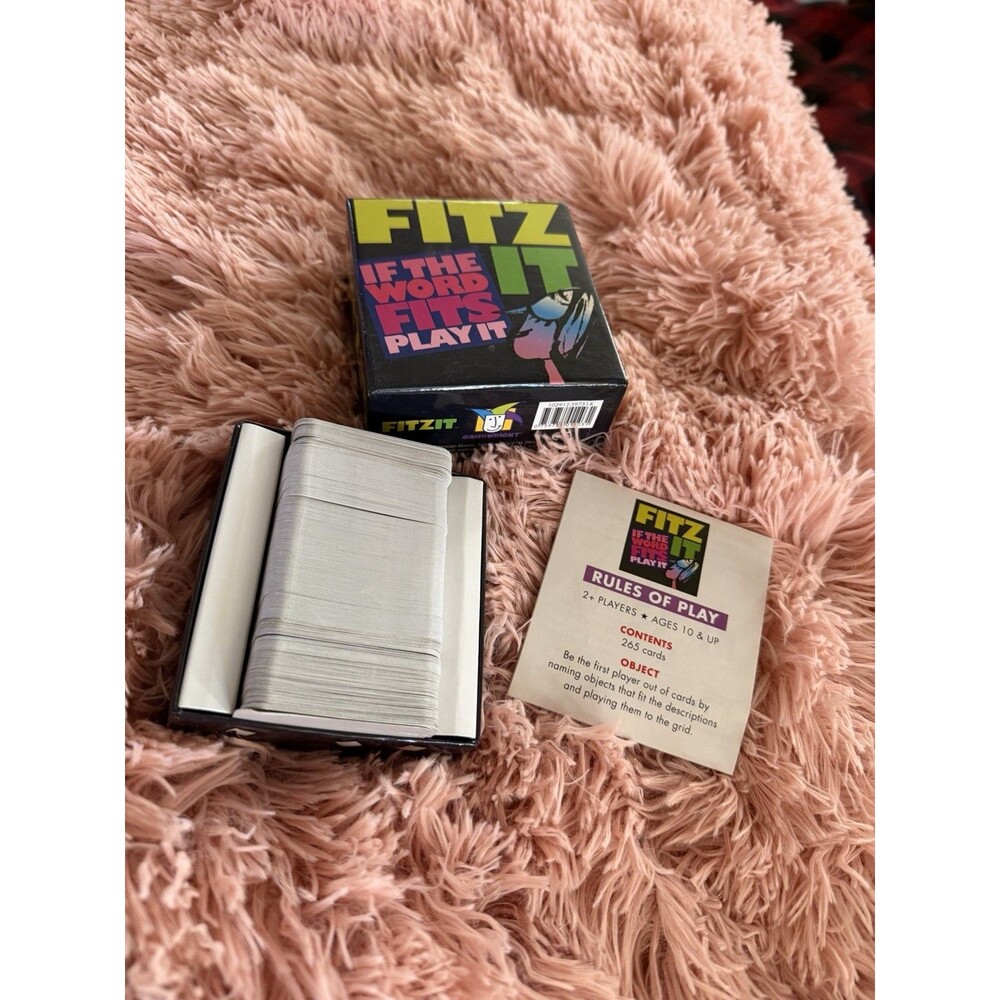 Fitz It If the Word Fits Play It Party Game Gamewright Fitzit NIB